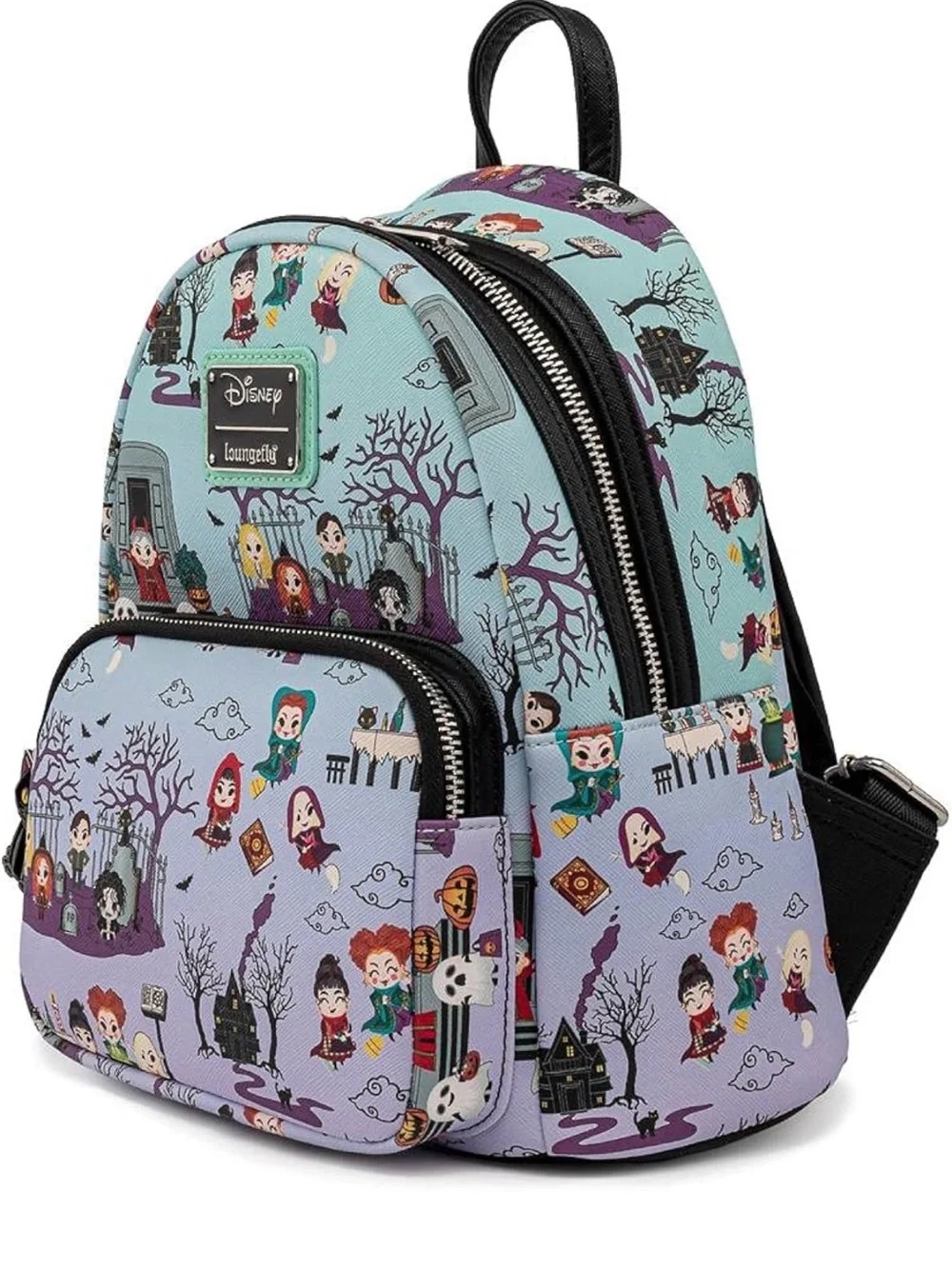 Loungefly Disney Hocus Pocus Sanderson Sisters Halloween Mini Backpack NWT